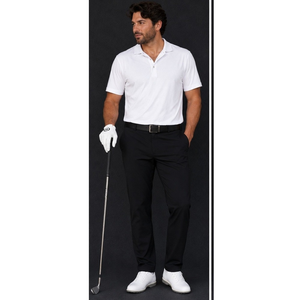 Bonobos Golf Pants Mens 42/30 Black Athletic Fit Performance